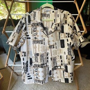 Funky and thin button up